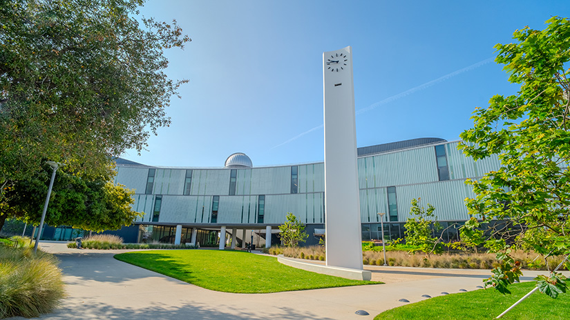 Clocktower and Planetarium in new Math and Science Building