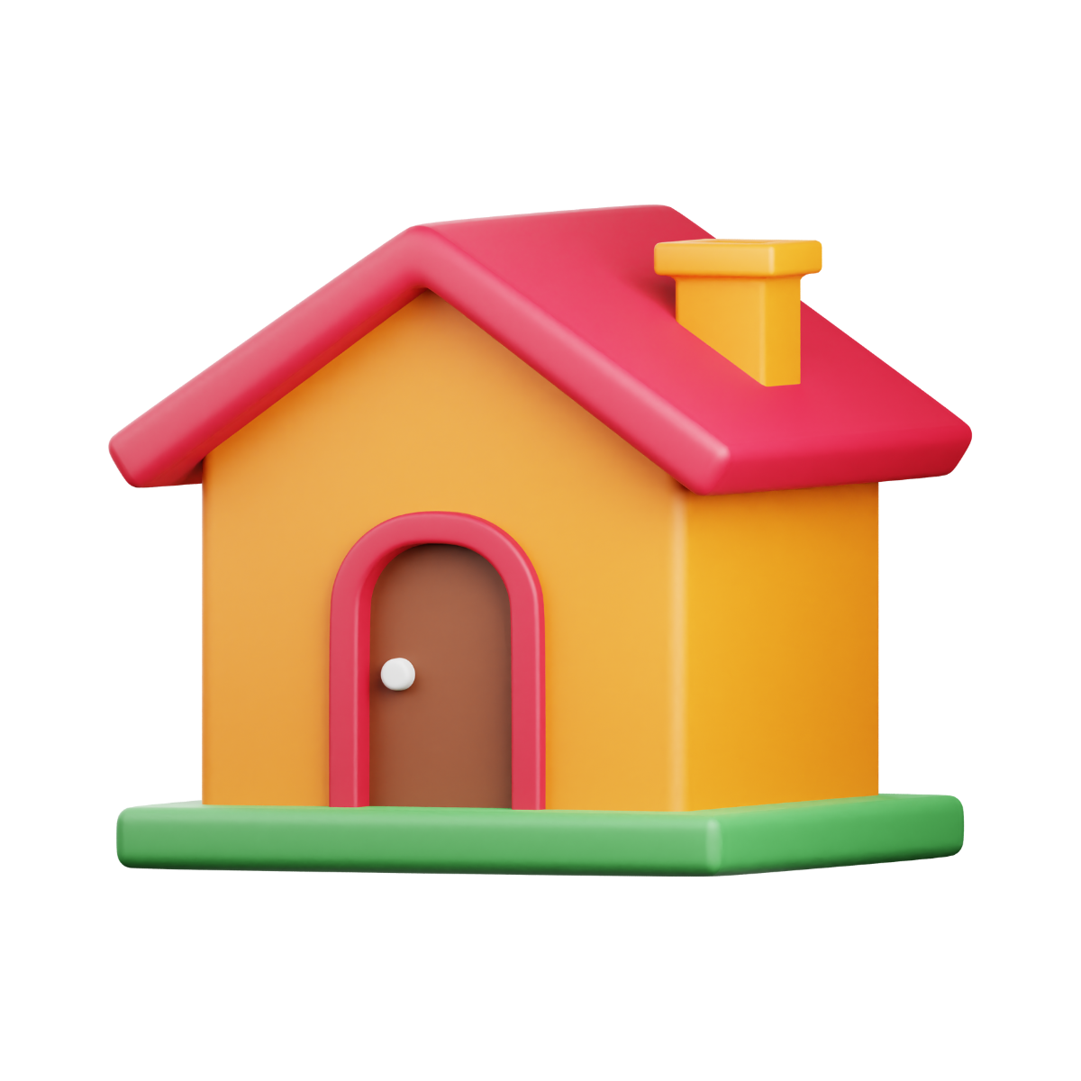 Orange and red home
