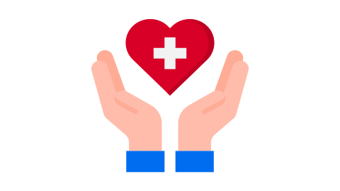 hands holding heart 